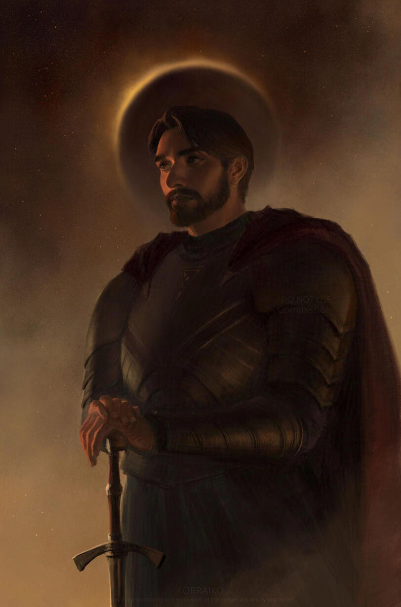 Character art for Jesse Aragon’s novel “The Demon Star”, 2026